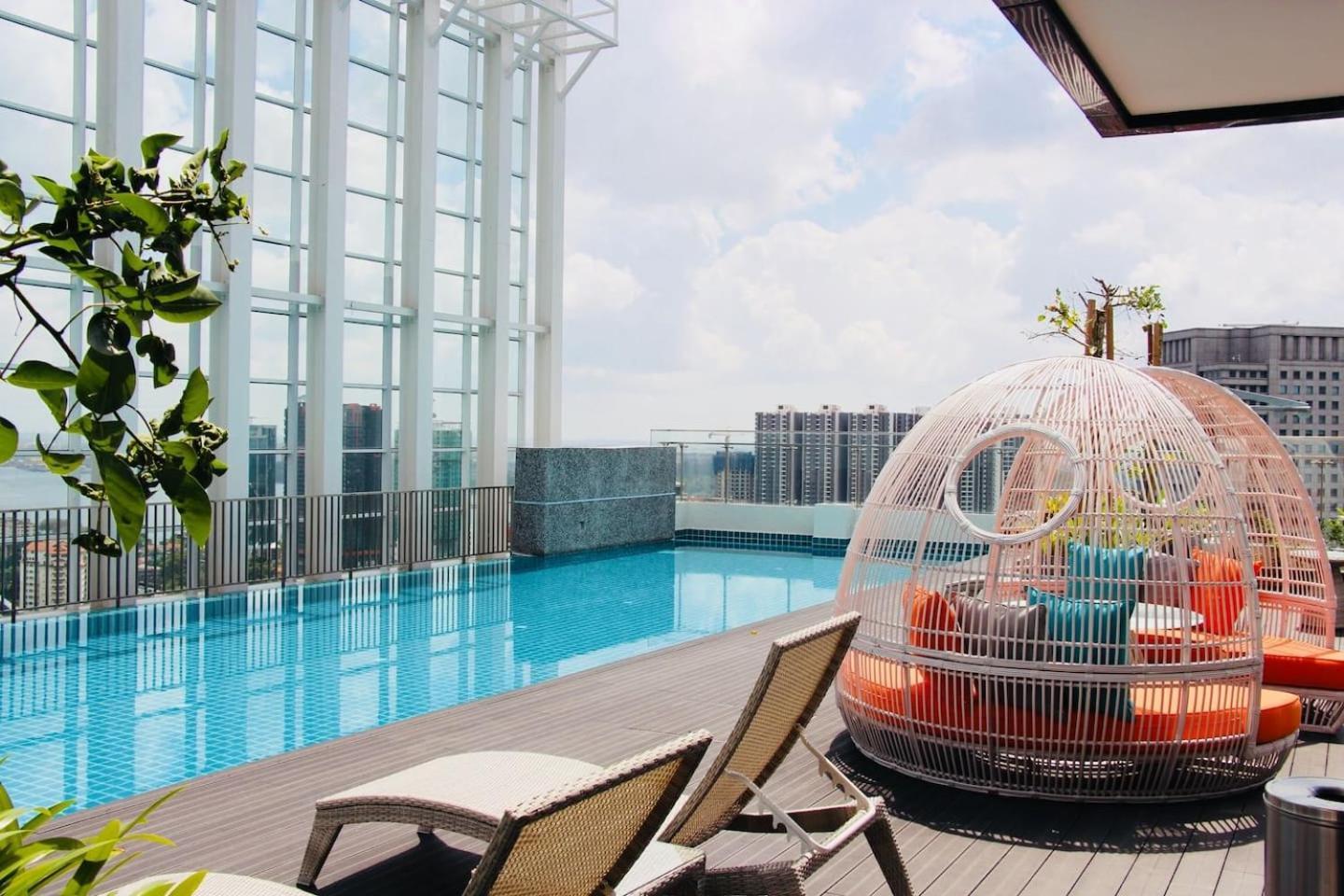 Modern, High Floor Suasana Suites 05 In Jb Johor Bahru Exterior foto